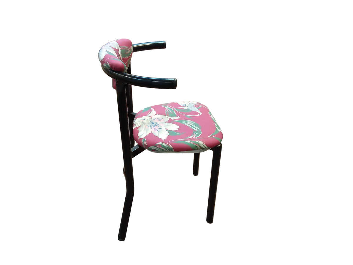Floral Design Set of 4 Chairs