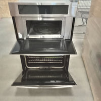 29.5"W Wall Oven and Microwave in Stainless Steel