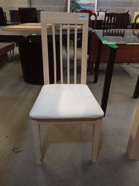 59"W Blonde Wood Dining Set with 4 Chairs