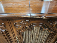 Dark Wood Stereo Console Record Player