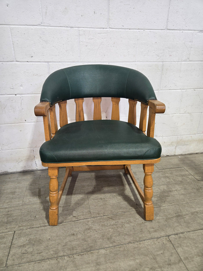 Accent Chair With Vinyl cover