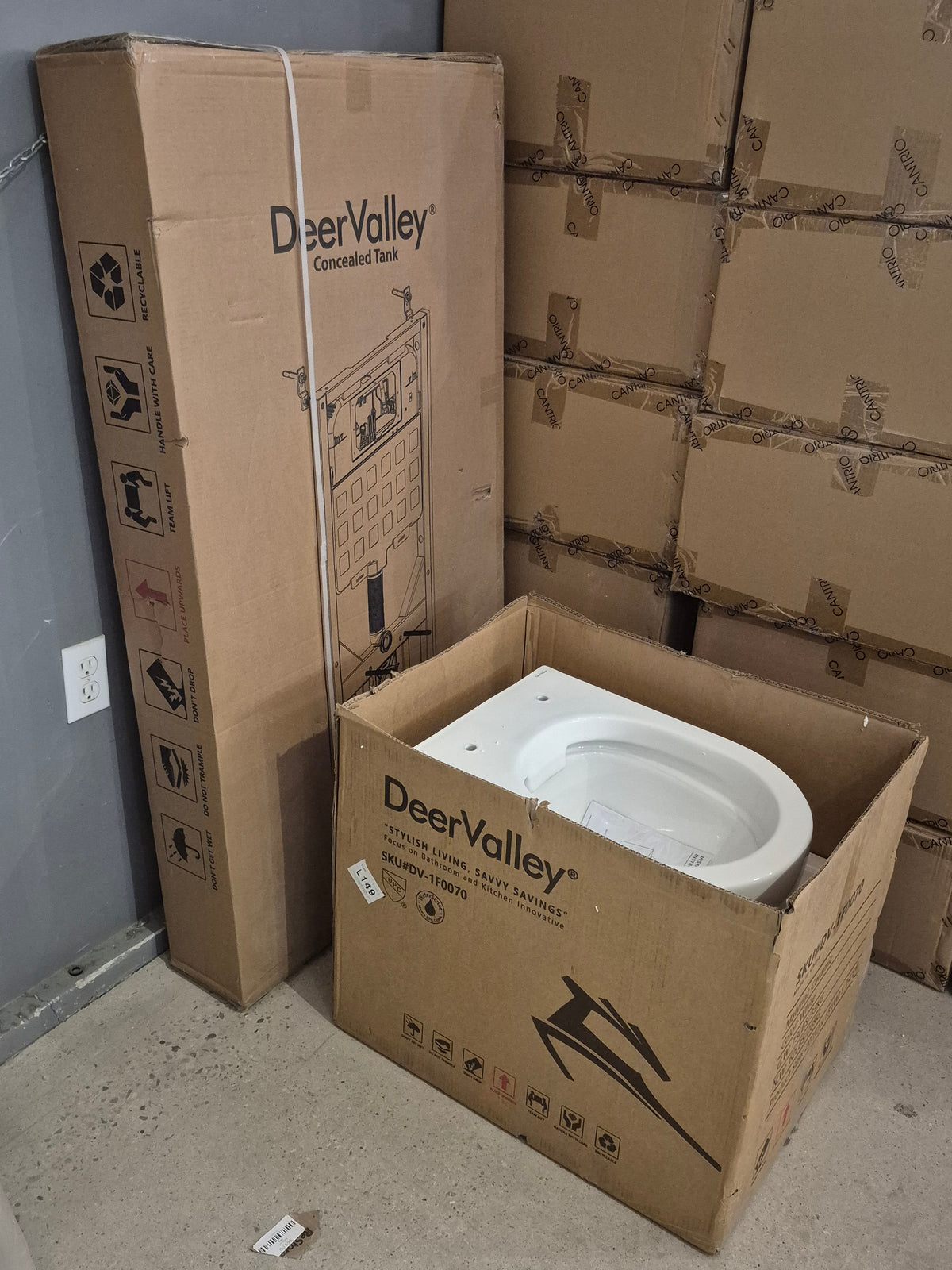 DeerValley Liberty 4/6L Dual Flush Right Height Elongated Toilet DV-1F0070-CF