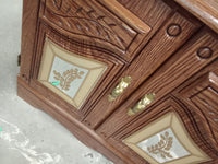 26"W Antique Wooden Nightstand