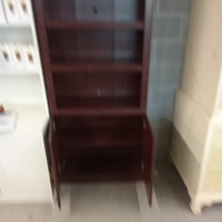 30"W Book Shelf with Lower Cupboard
