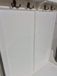 Hall Tree with Mirror and Storage