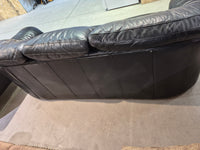 Black Leather Sofa