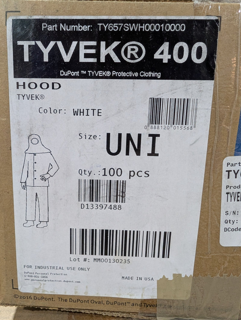 DuPont Tyvek Hood - Box of 100