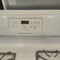 30"W White 4-Burner Gas Stove