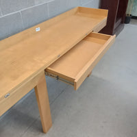 70"W Fold Out Desk with Single Drawer