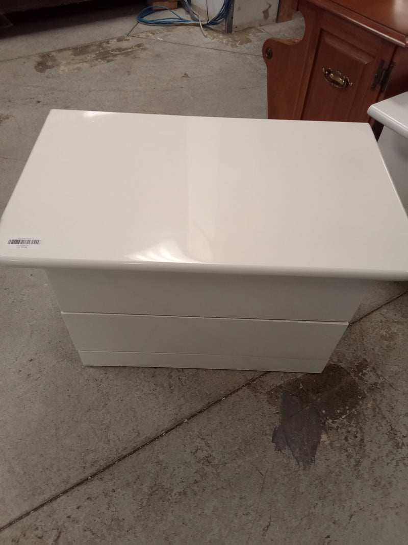 29"W White Nightstand
