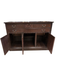 Vintage Brown Wooden Sideboard