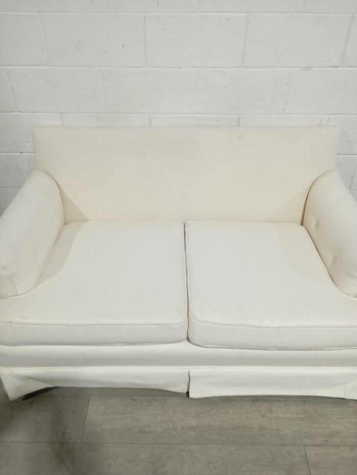 White Upholstered Sofa