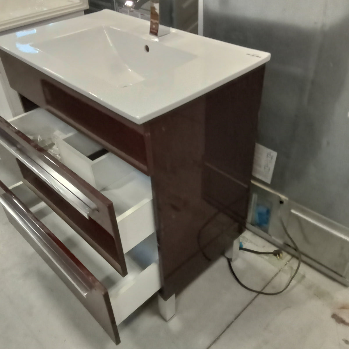 30.5"W Vanity with Sink and Two Drawers