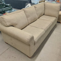 90"W 3-Seat Sofa in Beige