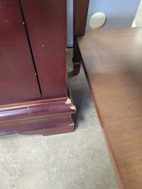 Louis Philippe Style 2-Drawer Nightstand (Damaged)