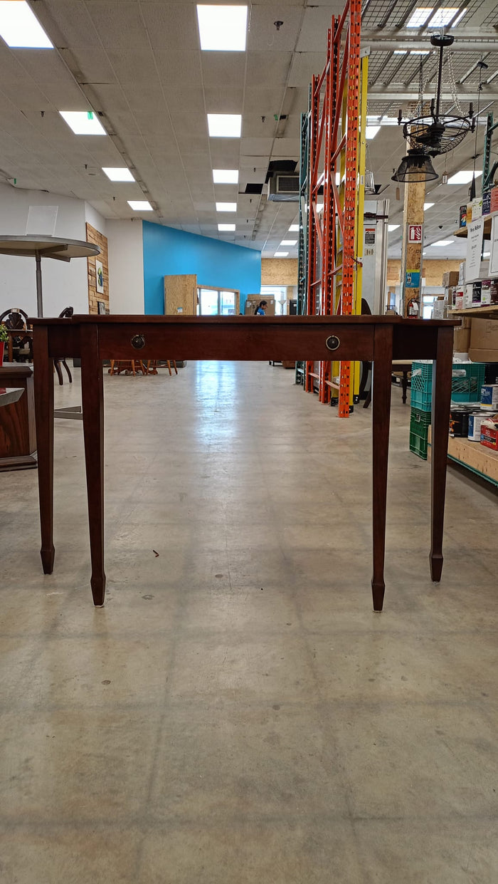 Antique Inlaid Hall Serving Table