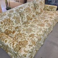 78"W 3-Seat Sofa in Paisley Patterned Fabric
