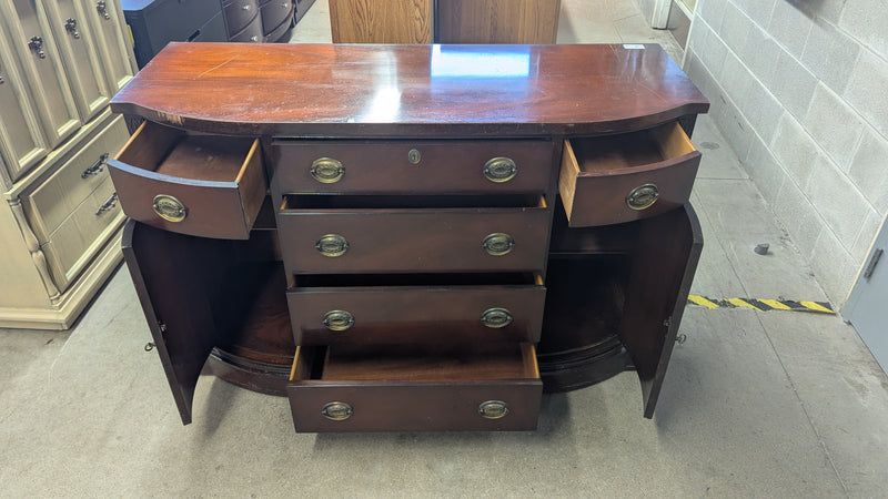 56"W Solid Wood Sideboard