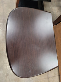 Dark Espresso Bow Front Nightstand