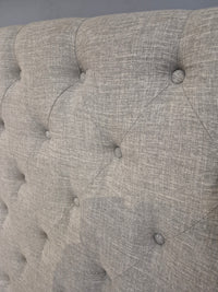 Queen Grey Upholstered Bedframe