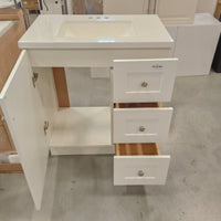 30.5"W Vanity Cabinet With Counter Top