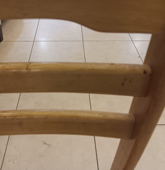 Slatted Light Accent Chair