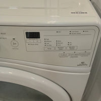 27"W Front Load Dryer in White
