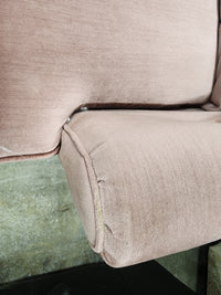 Dark Pink Swivel Armchair