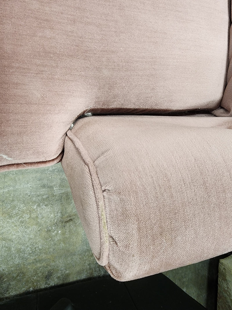 Dark Pink Swivel Armchair