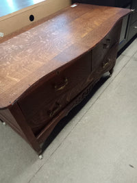 46"W Three Drawer Dresser in Oak