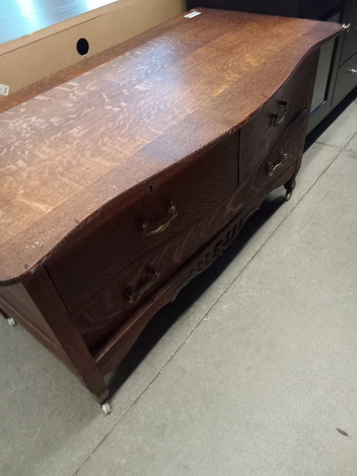 46"W Three Drawer Dresser in Oak