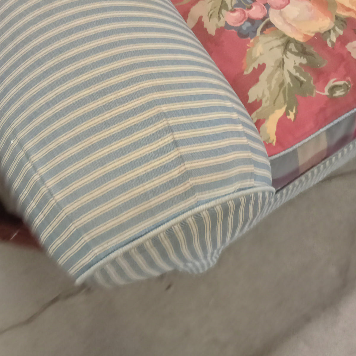 40"W Armchair in Floral Pattern