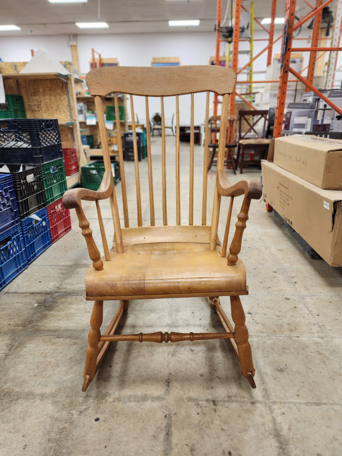 Light Wood Rocking Chair