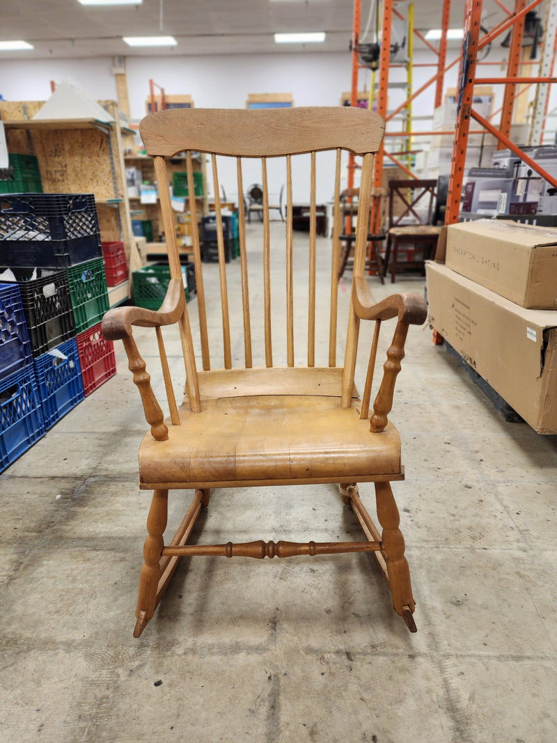 Light Wood Rocking Chair