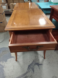 19.5"W Side Table with Single Drawer