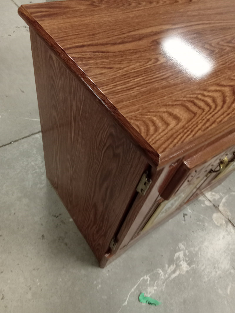 26"W Antique Wooden Nightstand
