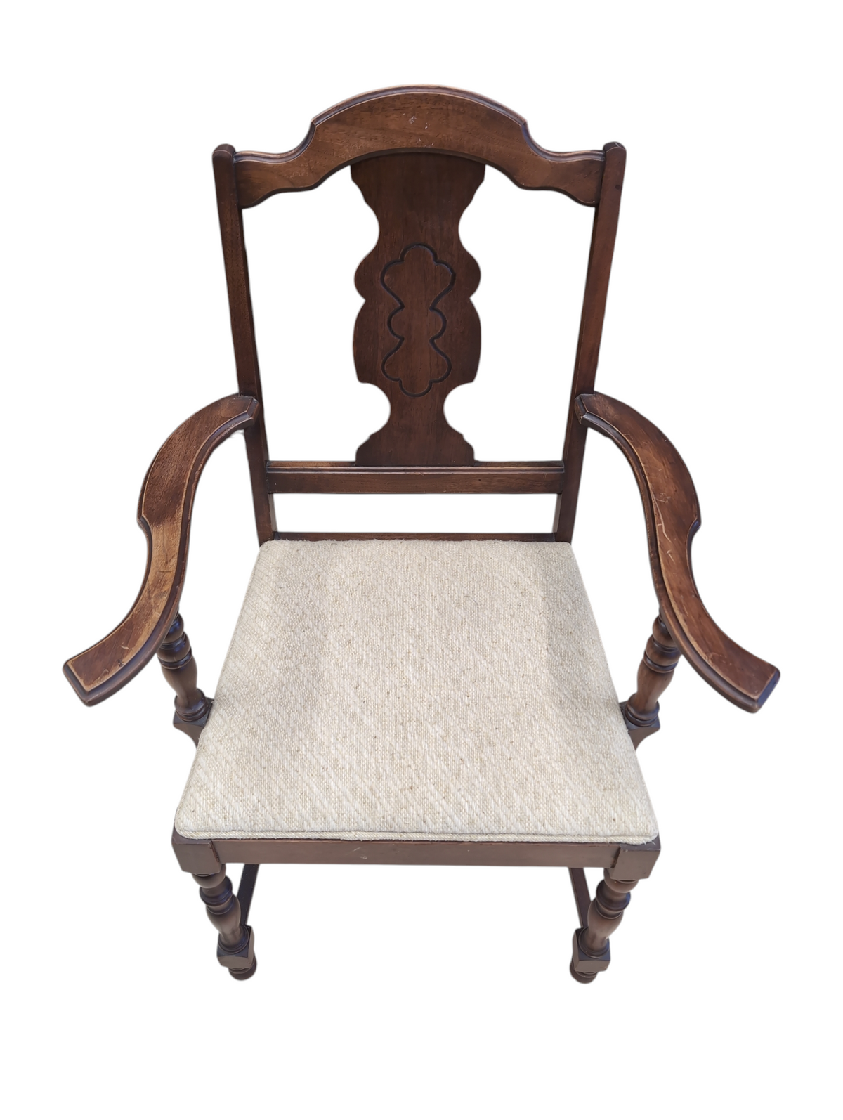 Vintage Brown Dining Set - 6 chairs