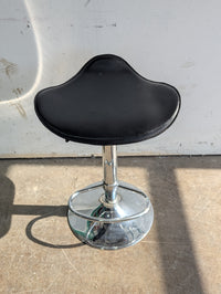 Classic Black Adjustable Bar Stool