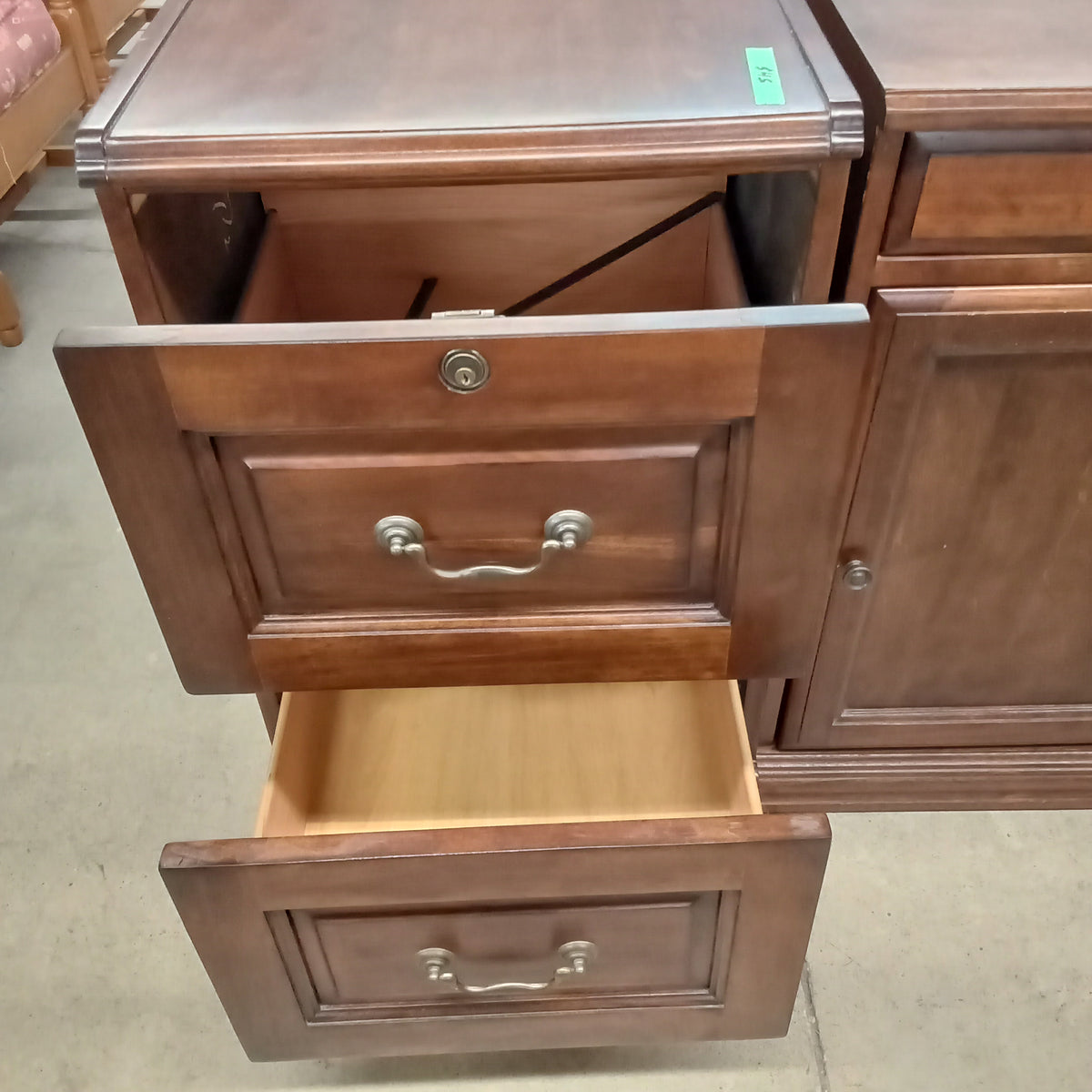 18.5"W Wooden Two Drawer File Cabinet