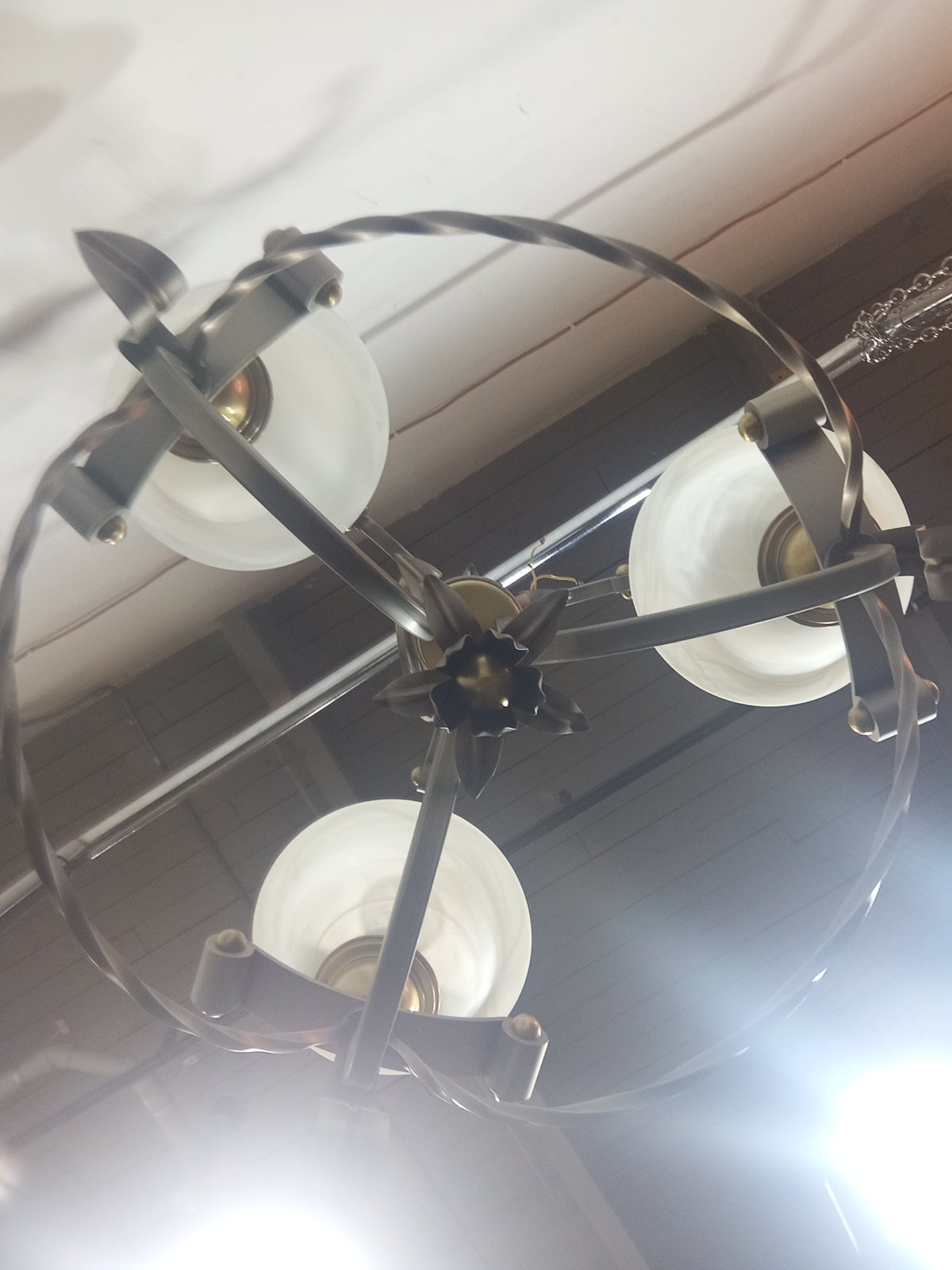 Vintage Brass Chandelier