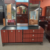 70.5"W 6-Drawer Dresser with Two Mirrors