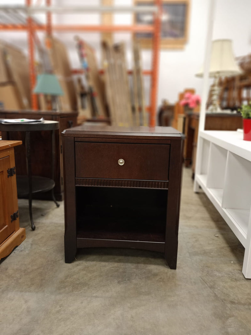 Dark Wooden Simmons Nightstand