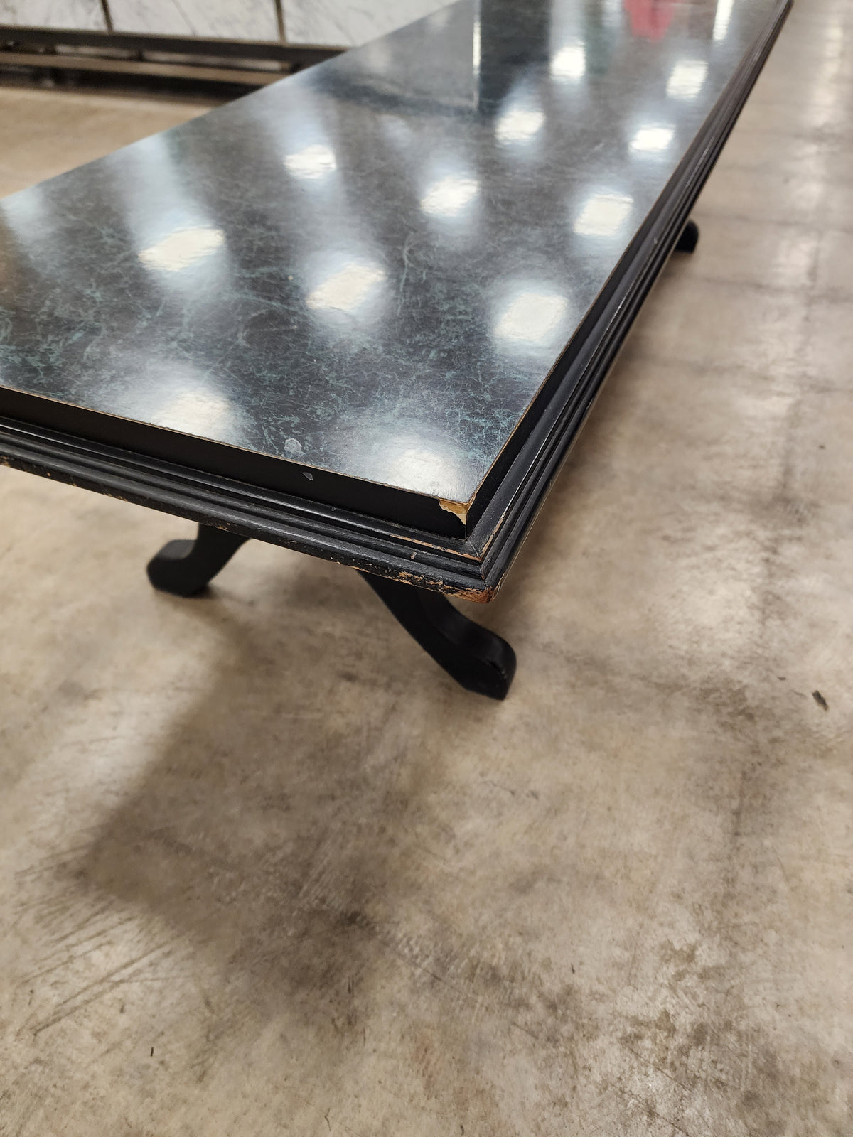 Rectangular Dark Green Coffee Table