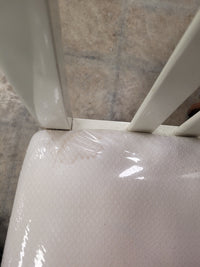 White Dining table W/6 chairs #FT6