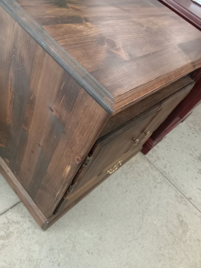 27"W Wooden Nightstand