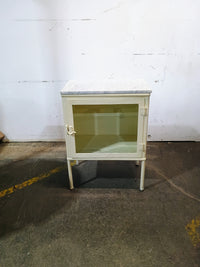 Vintage Side Table(metal) and Marble Top