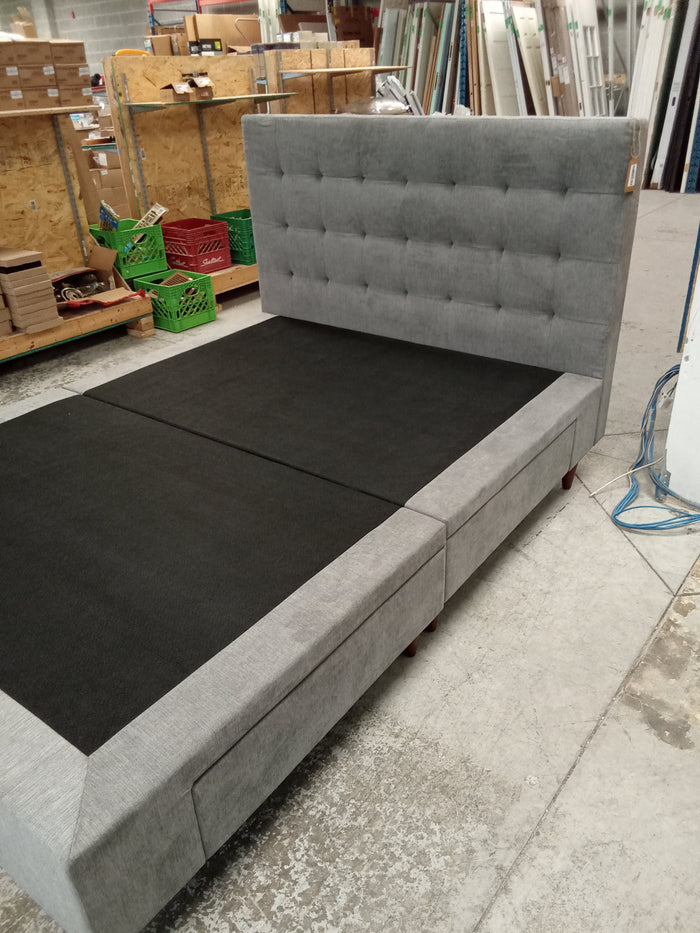 61"W Queen Bed Frame in Gray