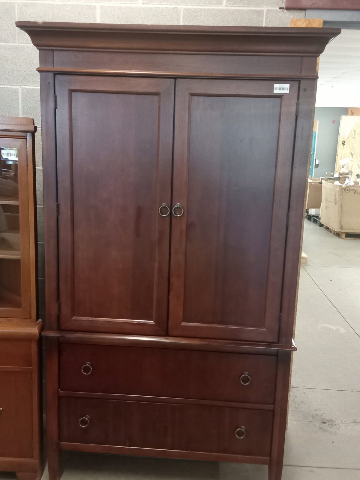 46.5"W Wooden Media Cabinet