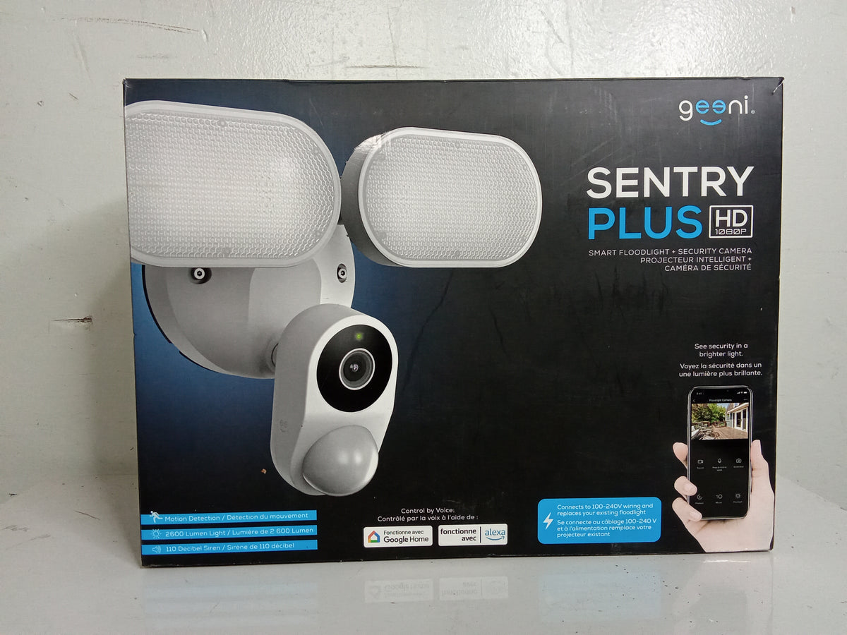 Motion Sensor Smart Floodlight Camera 1080p HD - White