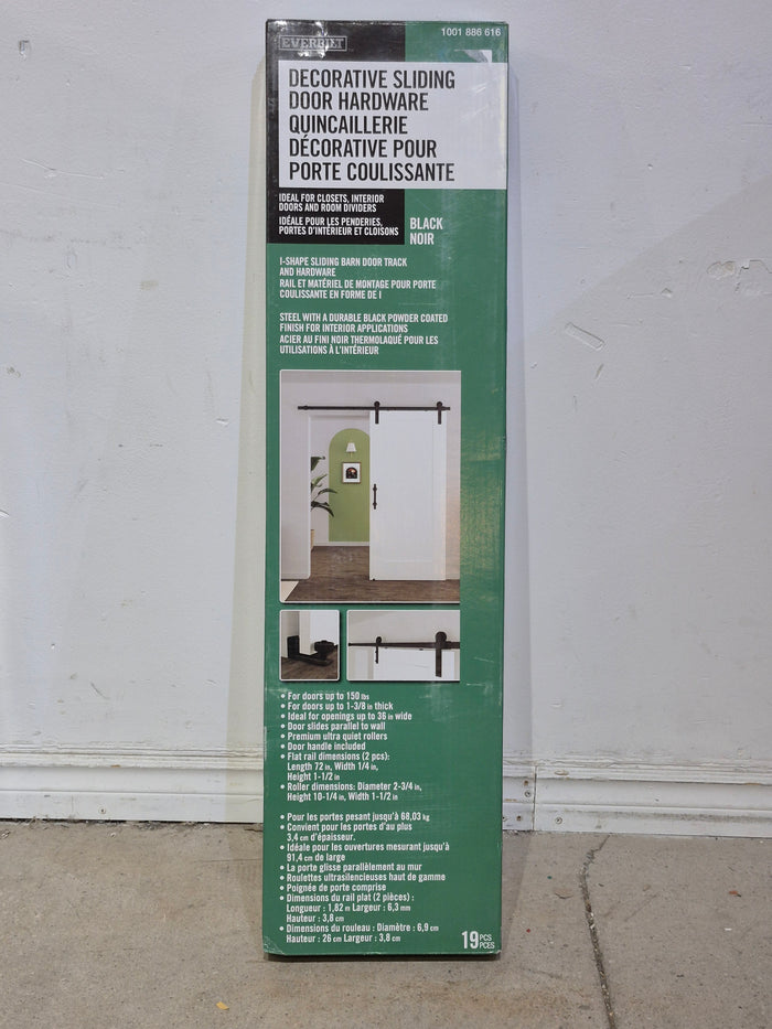 Everbilt 72in. Sliding Door Hardware Kit